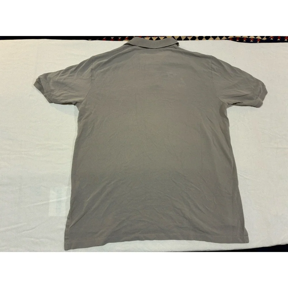 Polo Ralph‎ Lauren Shirt Mens XLT Tall Gray Short Sleeve Mesh Pony Logo Gray